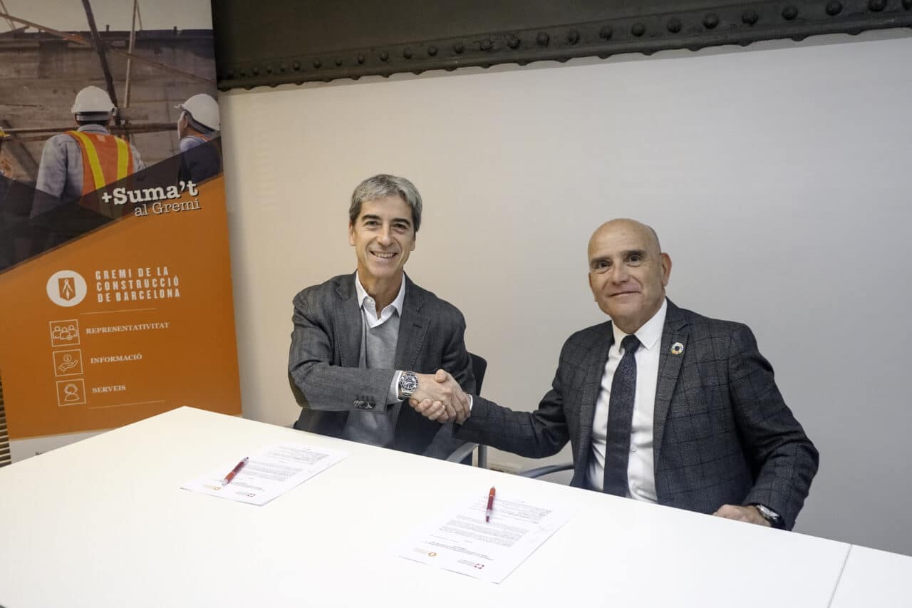 Catalonia Ceramic i el Gremi de la Construcció de Barcelona signen un acord per impulsar la construcció sostenible