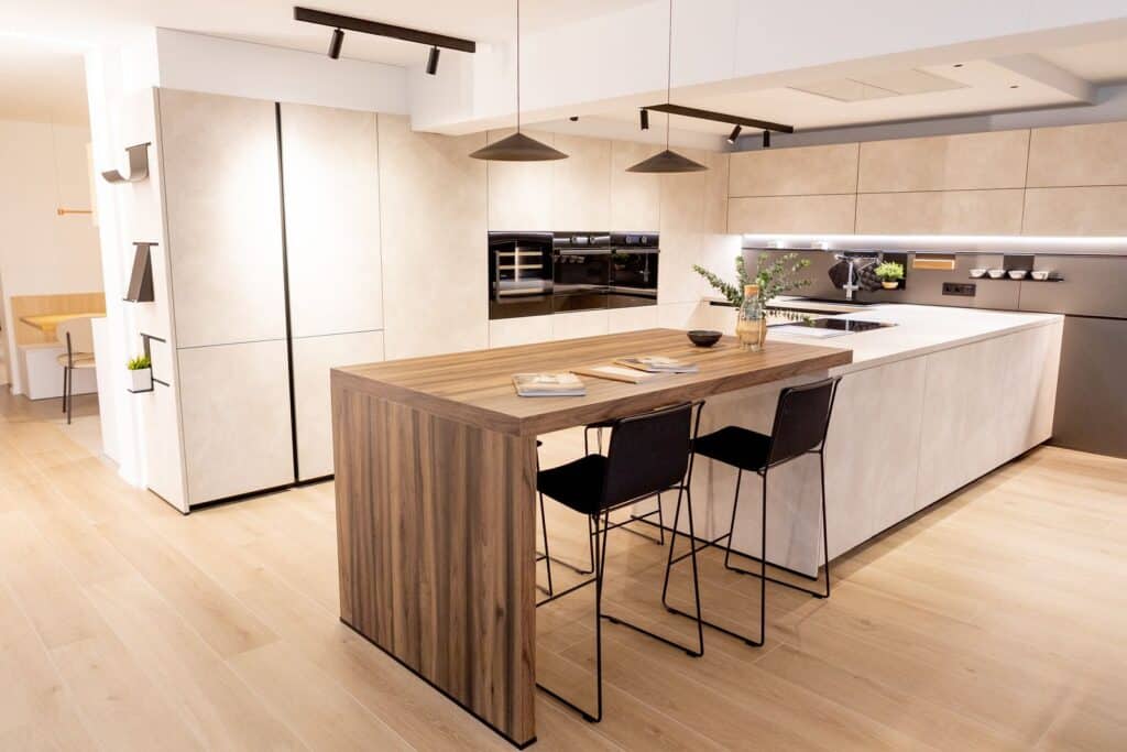 Cuina exposada al showroom de Catalonia Ceramic a Sabadell